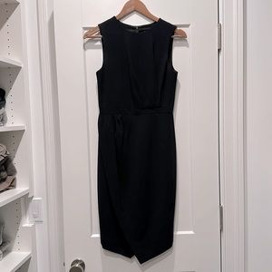 JCrew asymmetrical dress with side slit